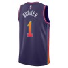 Camiseta Hombre NBA Phoenix Suns Devin Booker 2023-24 Nike City Edition Violeta Swingman